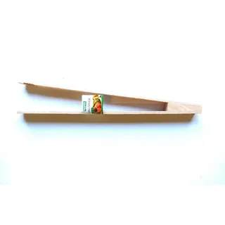 KESPER® Grillzange Wertige Grillzange Wurstzange aus Holz ca. 32 cm lang