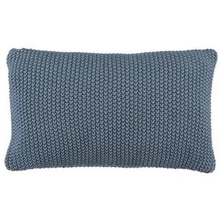 Marc O'Polo Nordic Knit Dekokissen 30 x 60 cm Blau