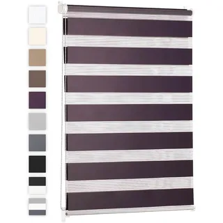Blumtal Doppelrollo 60 x 155 cm Lila