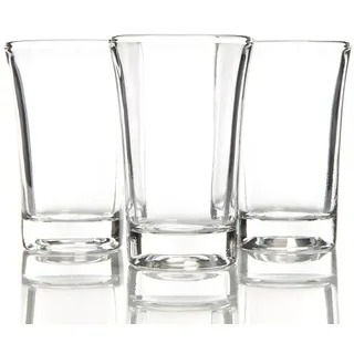 BigDean Schnapsglas 24 x Schnapsgläser 4cl Shotgläser Spülmaschinenfest Stamperl, Glas