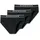 Slips unifarben schwarz/weiß XL 3er Pack