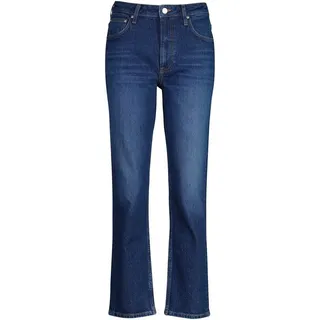 Gant 5-Pocket-Jeans Gant Straight Jeans Cropped blau