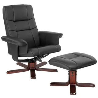 Tectake Modell 1 Kunstleder 95 x 100 x 78 cm braun/schwarz