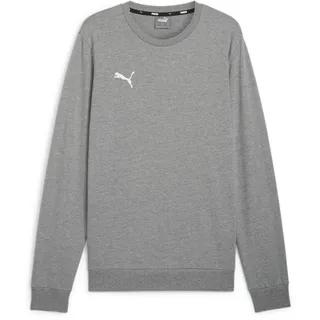 Puma teamGOAL Casuals Crew Neck Sweatshirt Herren 33 medium gray heather/white S