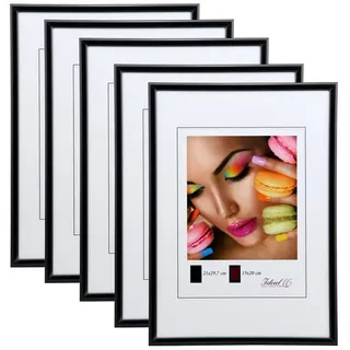 Ideal Trend Bilderrahmen New Lifestyle schwarz 21x29,7 cm 5er Set