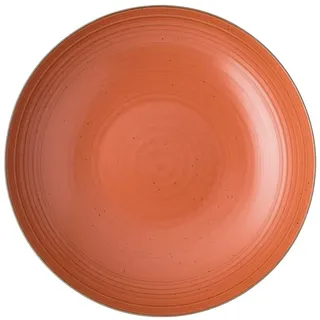 Thomas Suppenteller Nature Coral tief 28 cm orange 2er Set