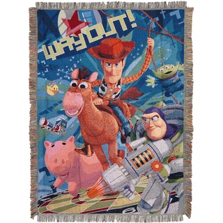 Disney Way Out Gewebter Wandteppich, Polyester, Mehrfarbig, 48" x 60"