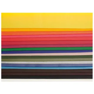 Glorex  Verzierwachsplatten mehrfarbig 200 x 40 mm 20 Stück