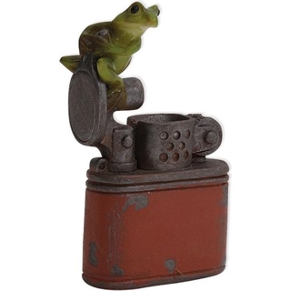 Seyko Geschenke, Deko Objekt, 091083 - Keramikfigur "Frosch Paul der Feurige", 7 cm