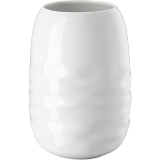Rosenthal Vase Vesi Wavelets, Weiß, Keramik, zylindrisch, 13.8x19.9x13.8 cm, zum Stellen, auch für frische Blumen geeignet, Dekoration, Vasen, Keramikvasen