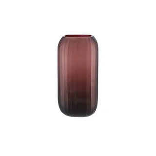 Peill+Putzler Vase , rot , Glas  , Maße (cm): B: 15 H: 29 T: 15