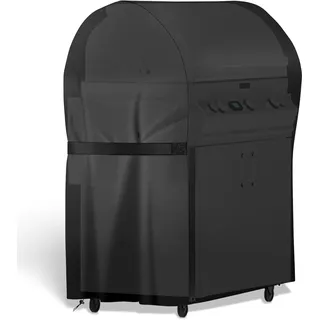 AZOMKER Grillabdeckung Wetterfest, Abdeckung Grill, Abdeckhaube Gasgrill, Grillhaube (77 * 67 * 110 cm/ 30 * 26 * 43 in)