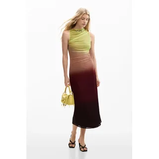 Desigual, Degradiertes tüllkleid, Damen, Polyester, GrüN, S, GREEN, S