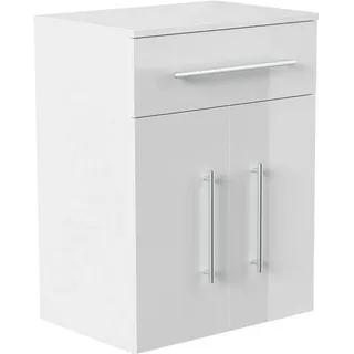 Posseik Bad-Hängeschrank LEVANA XL weiß glanz 53,0 x 36,6 x 70,5 cm