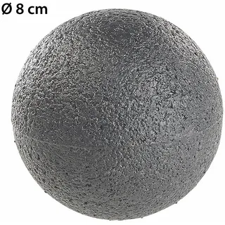 Newgen Medicals Massage-Ball und Faszien-Trainer für Rücken & Co., Ø 8 cm, schwarz