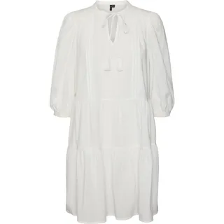 Vero Moda Pretty Tunic Kleid Mit 3/4-ärmeln Snow White XL