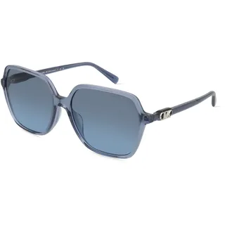 Michael Kors MK2196U Damen-Sonnenbrille Vollrand Eckig Acetat-Gestell, Blau