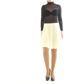 YESET Midirock Swing Rock Midi hohe Taille Falten-Rock Gummibund Skirt maxi Midirock schwingend XXL-XXXL