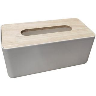 Kosmetiktücher Taschentücher Box Tücherbox Holz Kunststoff Taschentuchspender