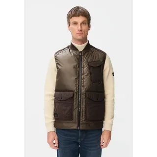 camel active Funktionsweste mit aufgesetzen Taschen ärmellos Weste_Outdoor-Weste braun XXXL (60)