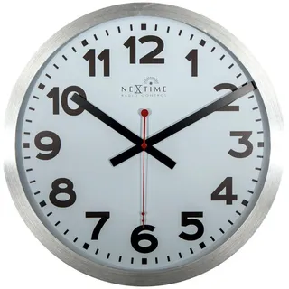 Nextime Wanduhr 35,0 cm 3999ARRC weiß
