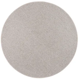 Snapstyle Berber Wollteppich Ø 100 cm Grau
