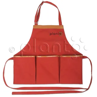 planto Gartenschürze Gärtnerschürze Gartenkleidung Grillschürze Schürze Kochschürze Küchenschürze Arbeitsschürze für Gärtnerin, Latzschürze m. verstellbarem Nackenband