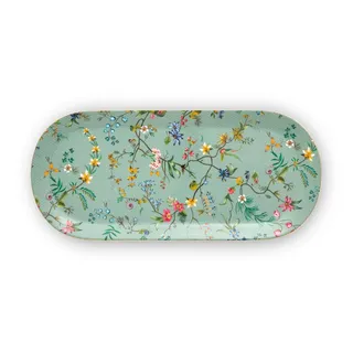 Pip Studio Tortenplatte Jolie Flowers Blau 33,3 cm