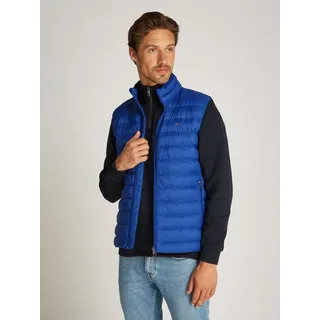 Tommy Hilfiger Steppweste PACKABLE RECYCLED VEST mit Logostickerei blau M (48)