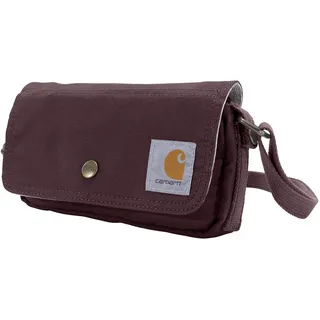 Carhartt Crossbody-Tasche im Querformat, kann als Crossbody- oder Hüfttasche mit abnehmbarem Gurt verwendet werden, Schwarz - Einheitsgröße