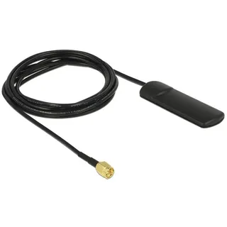 DeLock Antenne GSM UMTS LTE WLAN 2,4 GHz 2 dBi ungerichtet Schwarz