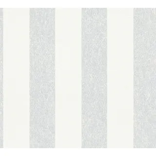A.S. Création Vliestapete Streifen 53 cm x 10 m 390291 Grau/Weiß