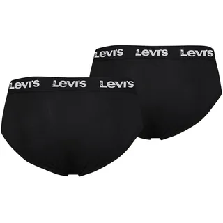 Levi's LEVIS Men Repeat Logo Brief schwarz/weiß XL 2er Pack