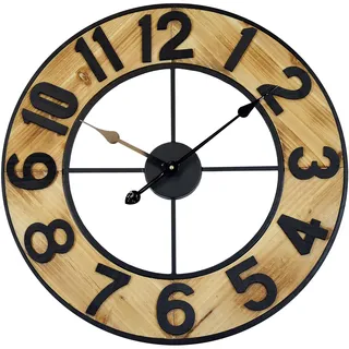 Technoline Analoge Wanduhr 60,00 cm WT1610 braun