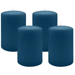 Kopschitz Kerzen Stumpenkerze 4 St. blau Ø 100 x 150 mm