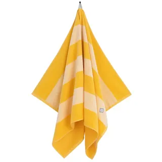 GANT ICON G Stripe Strandlaken 100x180cm Farbe Banana Yellow Streifen Strandtuch
