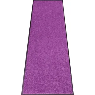 Läufer HANSE HOME "Wash & Clean" Teppiche Gr. B/L: 90 cm x 150 cm, 7 mm, 1 St., lila (violett) Küchenläufer Schmutzfangmatte, Türmatte, Innen und Außen, Rutschfest, Waschbar