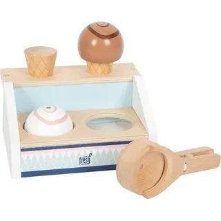 Small foot 12416 - Eistheke kompakt fresh, Holz, Zubehör für Kinderküche und Kaufladen, Spielset
