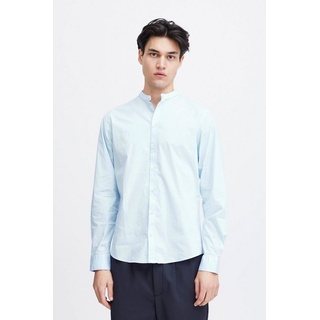 Casual Friday Langarmhemd CFAnton LS CC stretch shirt klassiches Businesshemd mit kleinem Stehkragen blau S