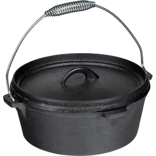 Hi Dutch Oven Set 9-tlg. Gusseisen schwarz