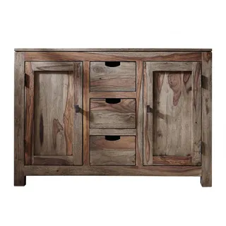 MASSIVMOEBEL24.DE Sideboard 120 x 85 x 45 cm Grau
