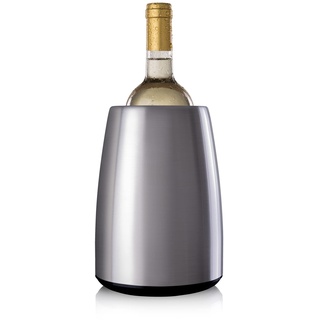 Vacu Vin - 3649360 - Aktiv Weinkühler Elegant Edelstahl, Ø 14,5 cm, 20.5 cm