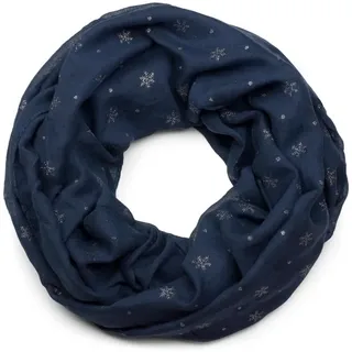 styleBREAKER Loop Schal in Dunkelblau | Gr.: onesize