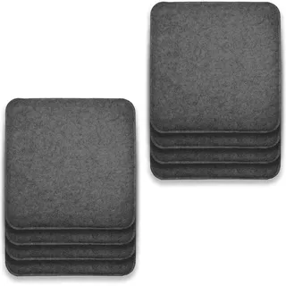 Rubberneck 8er Set 40 x 40 cm Grau