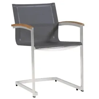 Zebra Technologies Setax Gartenstuhl 54 x 62 x 86 cm grau/braun