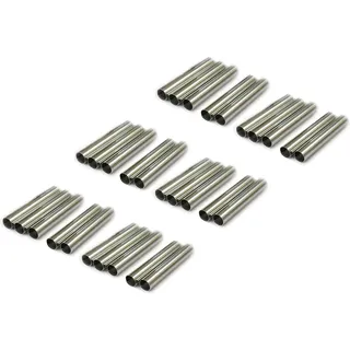 30x kleine Schaumrollen Formen 8x1,3cm cannoncini Cannoli Röhrchen Sahnerollen