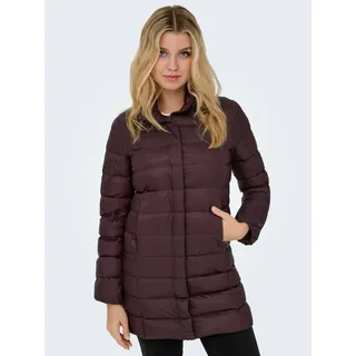 Only Onlruby Quilted Down Coat Otw Braun 38