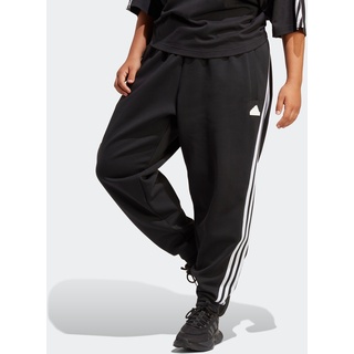 Sporthose ADIDAS PERFORMANCE "FUTURE ICONS 3STREIFEN REGULAR HOSE" Gr. 1X (46/48), N-Gr, schwarz (black) Damen Hosen Trainingshosen