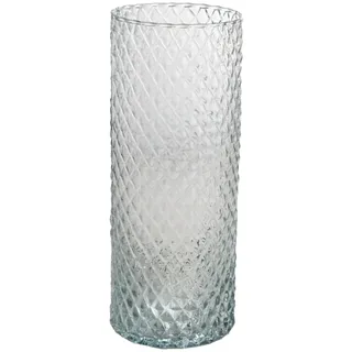 Sandra Rich Diamond Vase Zylinder klar d.15cm