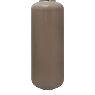 Bodenvase KAYOOM "Bodenvase Art Deco 205", grau (taupe, silberfarben), B:30cm H:81cm T:30cm Ø:30cm, Vasen